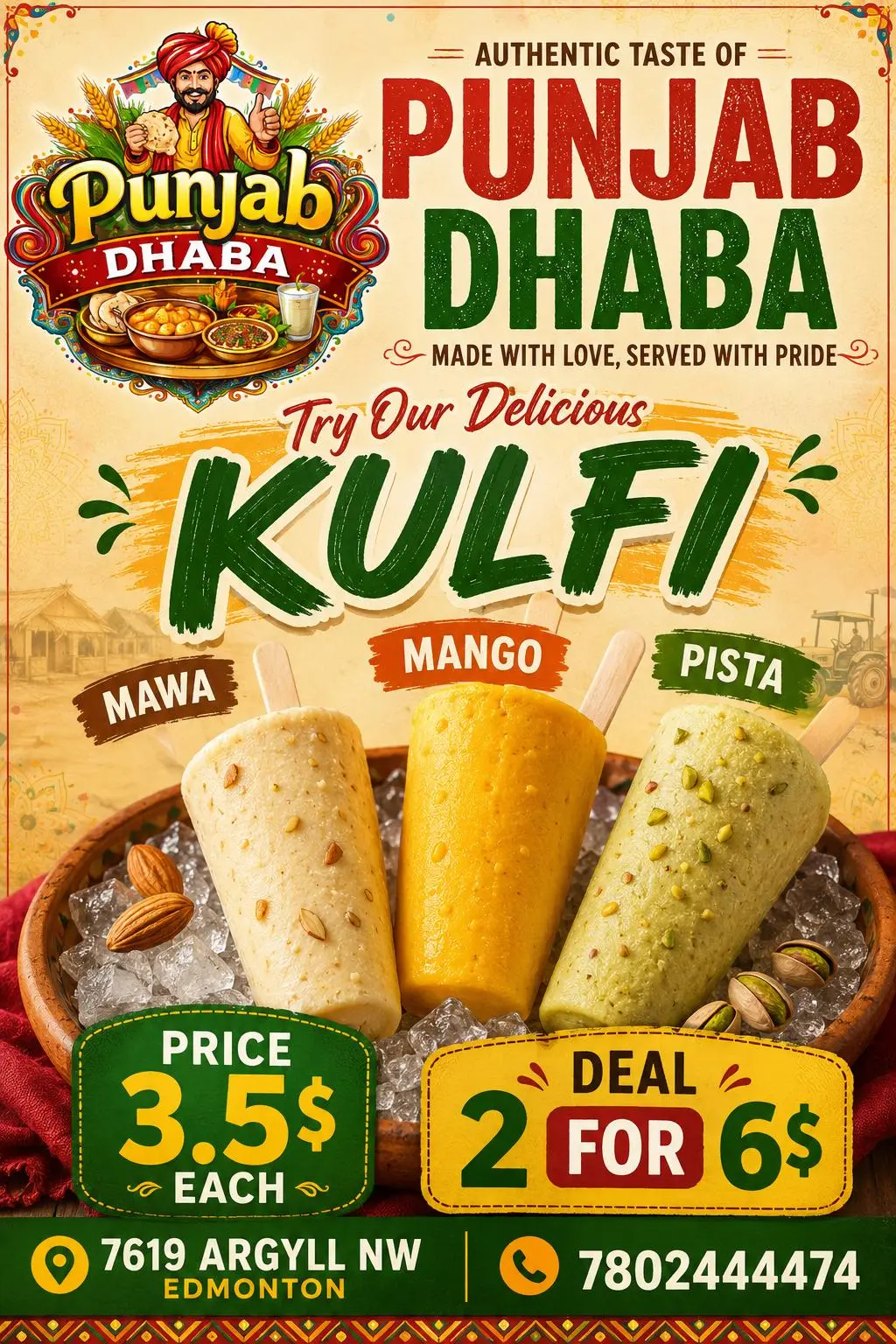 Special Offer at Punjab Dhaba Indian Cuisine Edmonton
