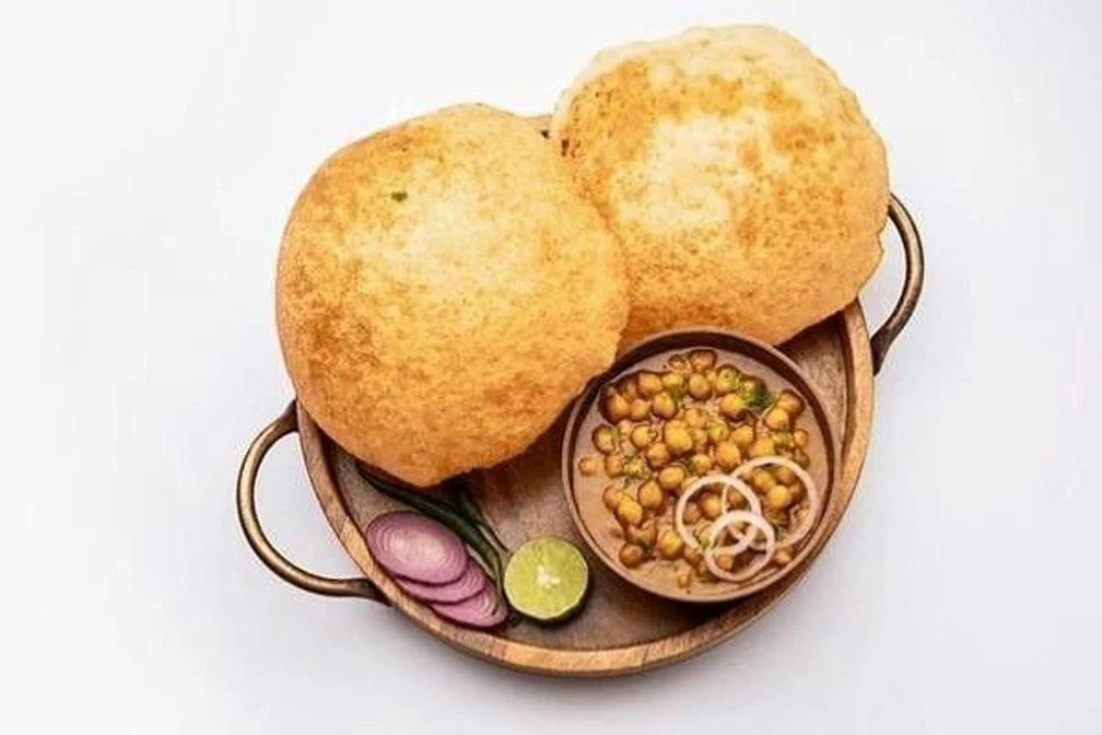 Chole Bhature - Spiced chickpea curry at Punjab Dhaba Edmonton
